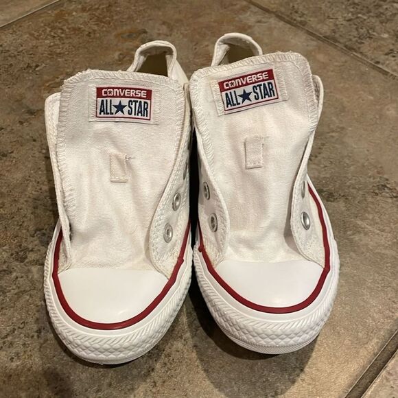 Converse White Chuck Taylor White Ox Low Top Sneakers Unisex M4 W6 EU 36.5 M7652 - Picture 13 of 13